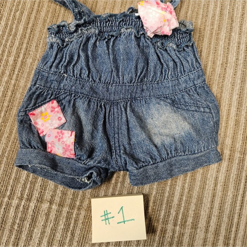 Build A Bear 2010 Denim Romper 1